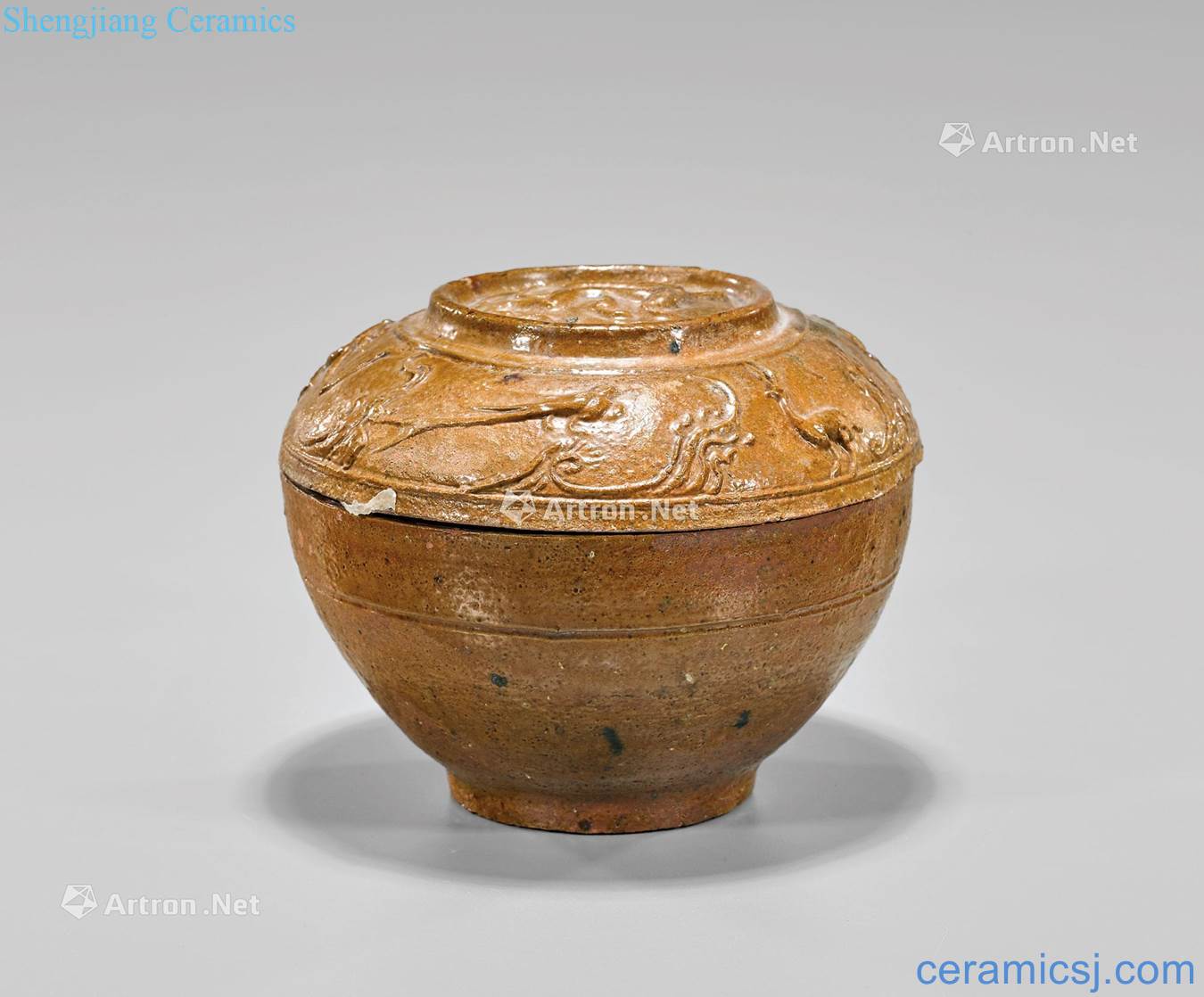 Han dynasty antique stamps earthenware bowl