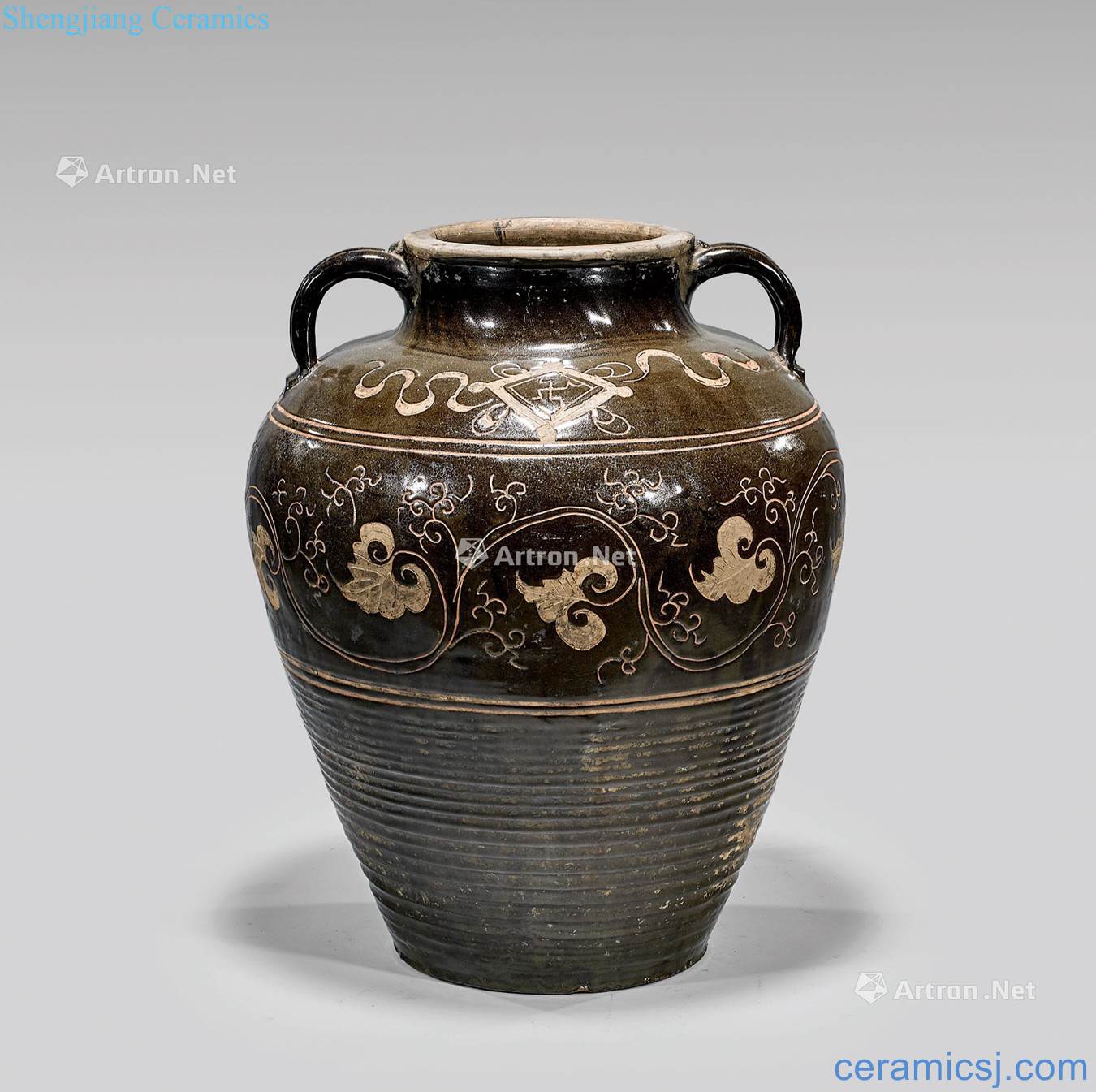 Large magnetic state kiln POTS of yuan dynasty