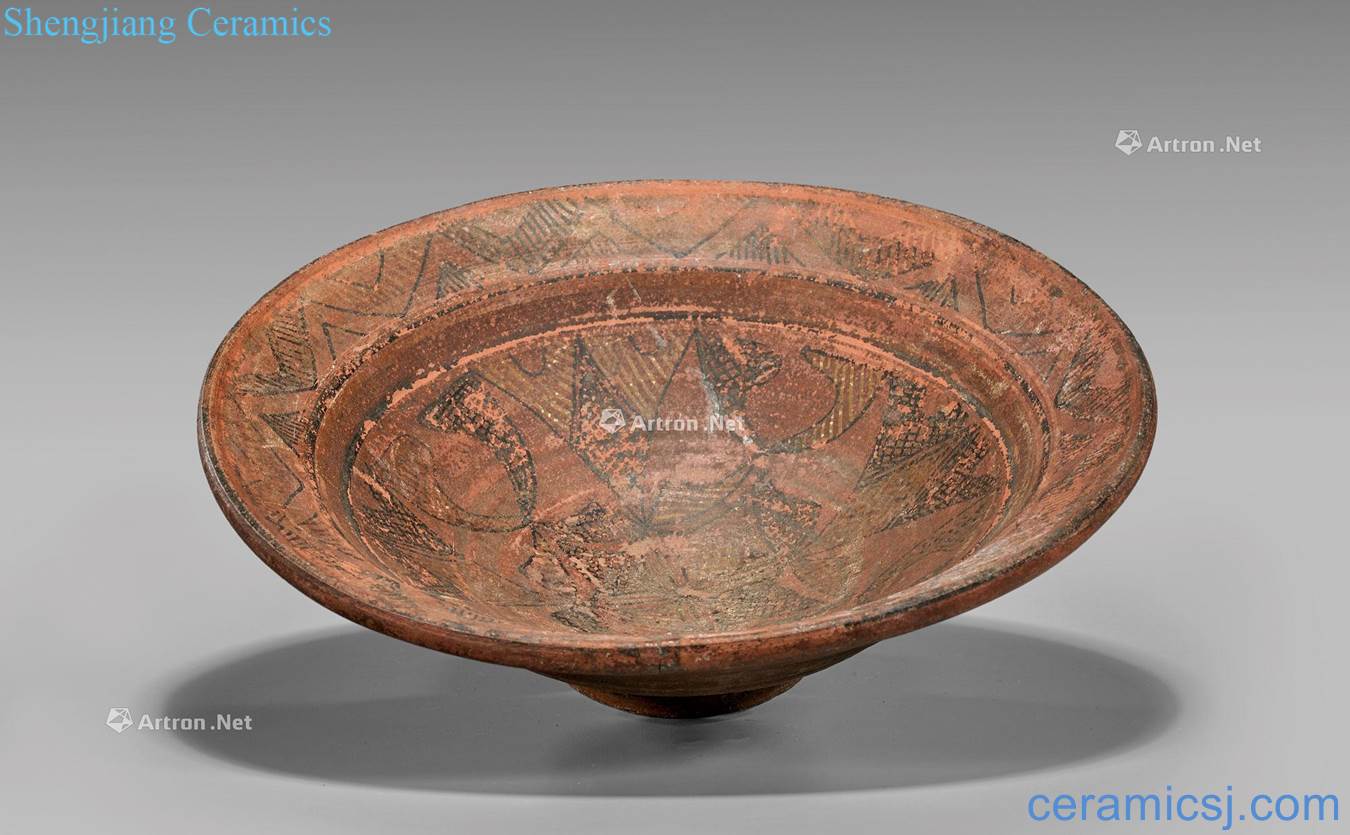 Painted pottery bowl before Columbus' time