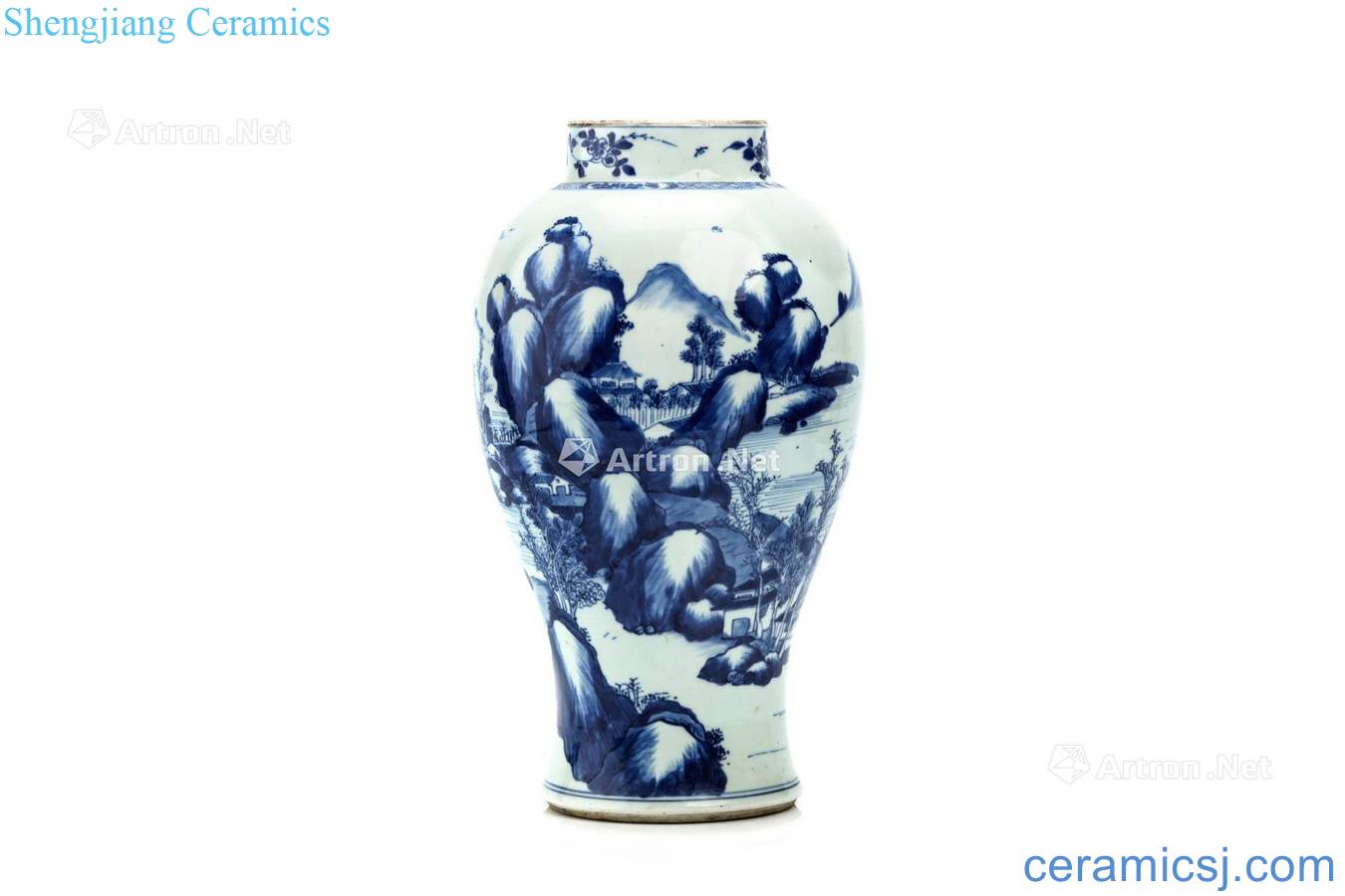 In the 18th century qing porcelain bottles