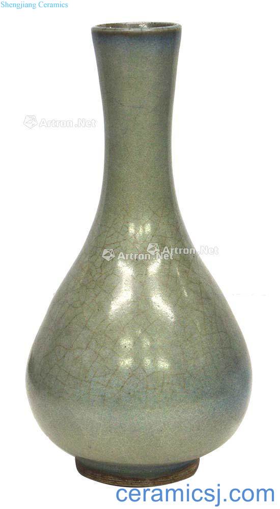 The song dynasty The ruzhou donggou kiln celadon okho spring bottle