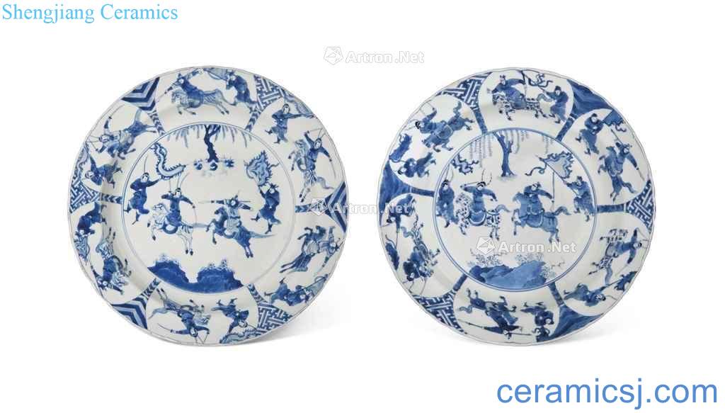 Stories of the qing emperor kangxi porcelain figure set a group (or two)