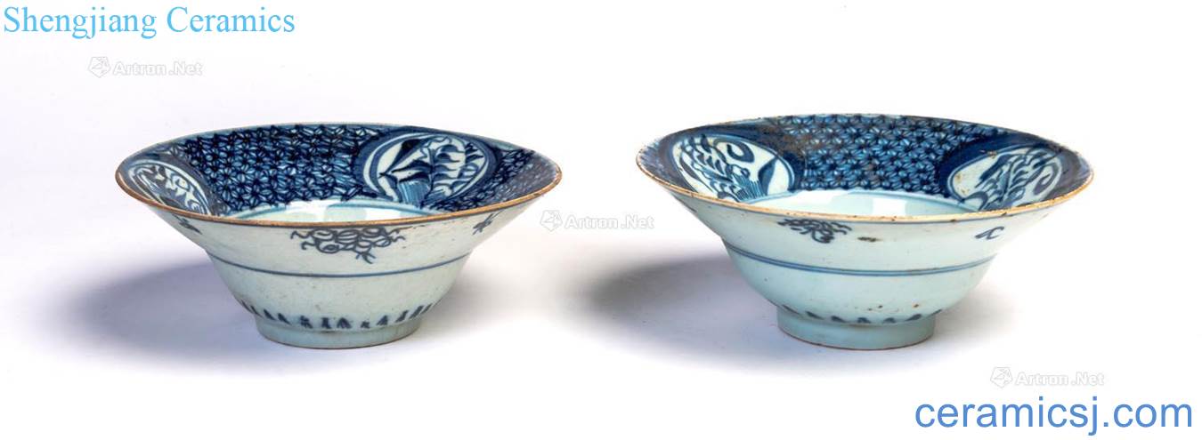 Qing 18 to 19 century Blue and white bowl (a)