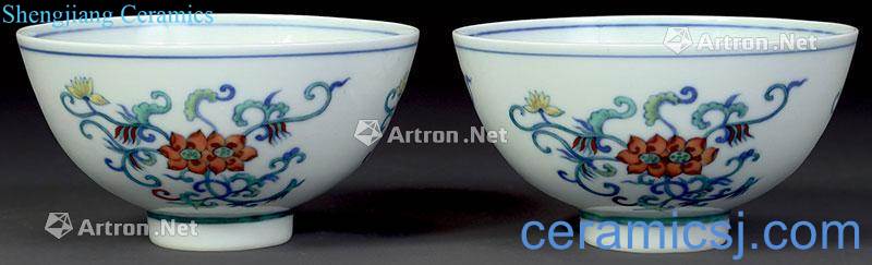 Qing qianlong bucket color flower bowl (2)