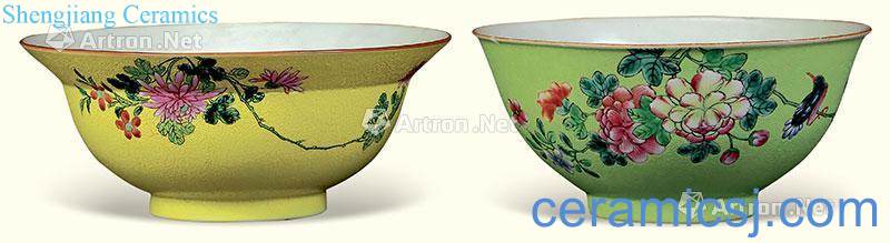 Clear pastel rolling flower bowl (2)