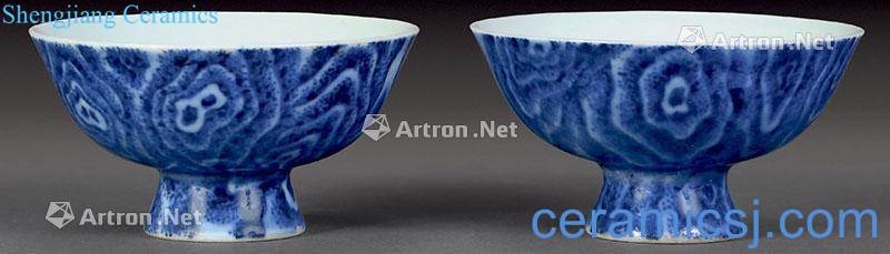 Clear blue stone small cup (2)