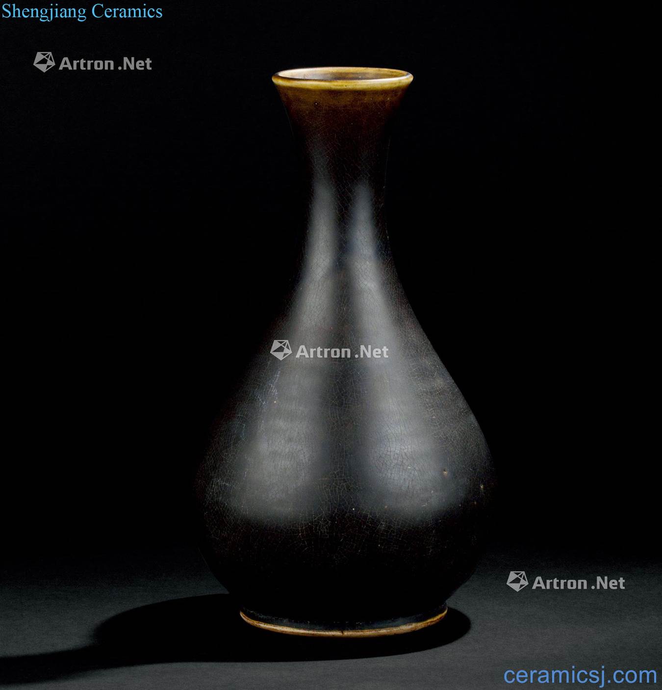 The southern song dynasty to yuan dynasty (1127 ~ 1368) jizhou kiln okho spring bottle
