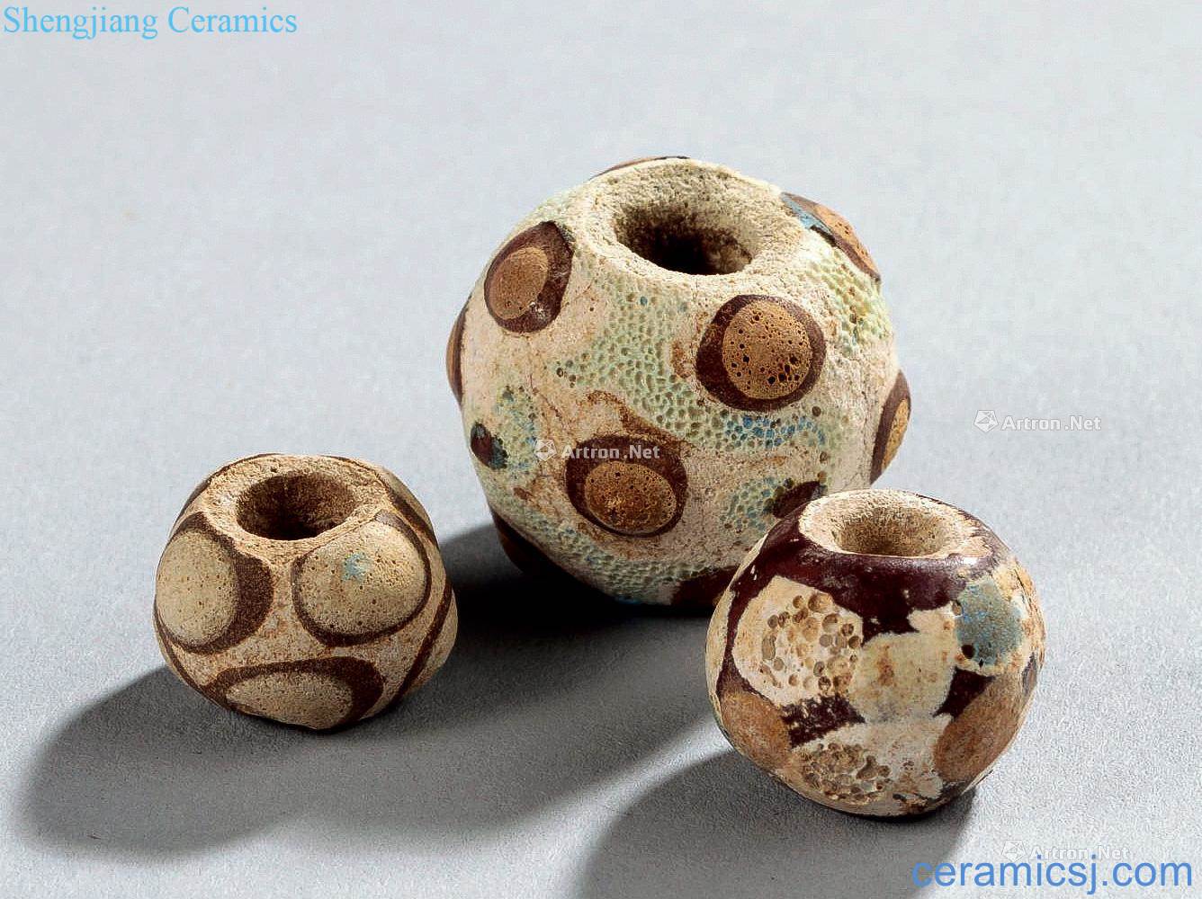 The warring states period beads (three)