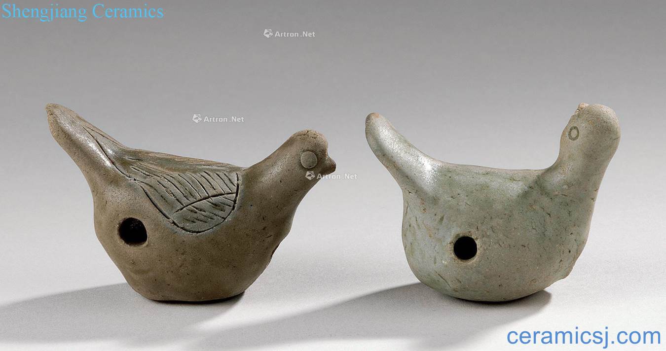 Tang bird-like rhyme (pair) of the kiln