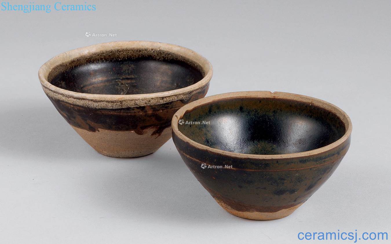 The song dynasty Jizhou kiln mouth white round bowl (two)