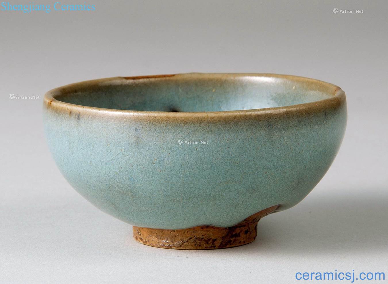 The song dynasty The azure glaze cup masterpieces