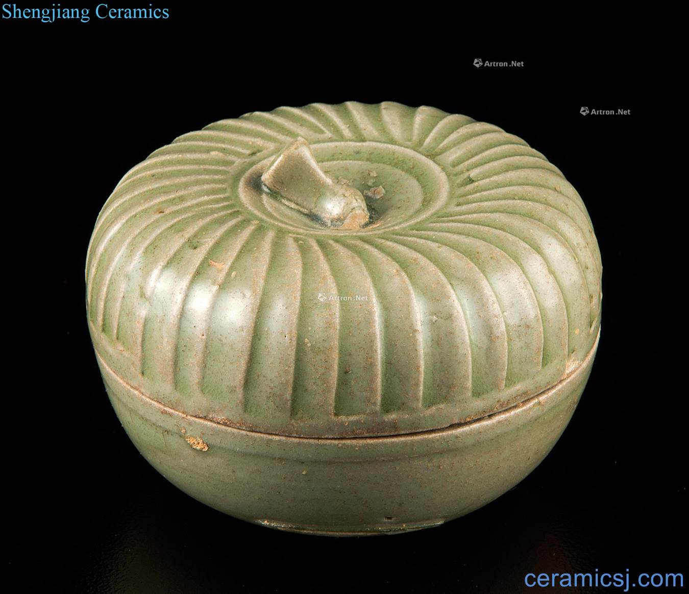 In the northern song dynasty kiln melon leng cartridges