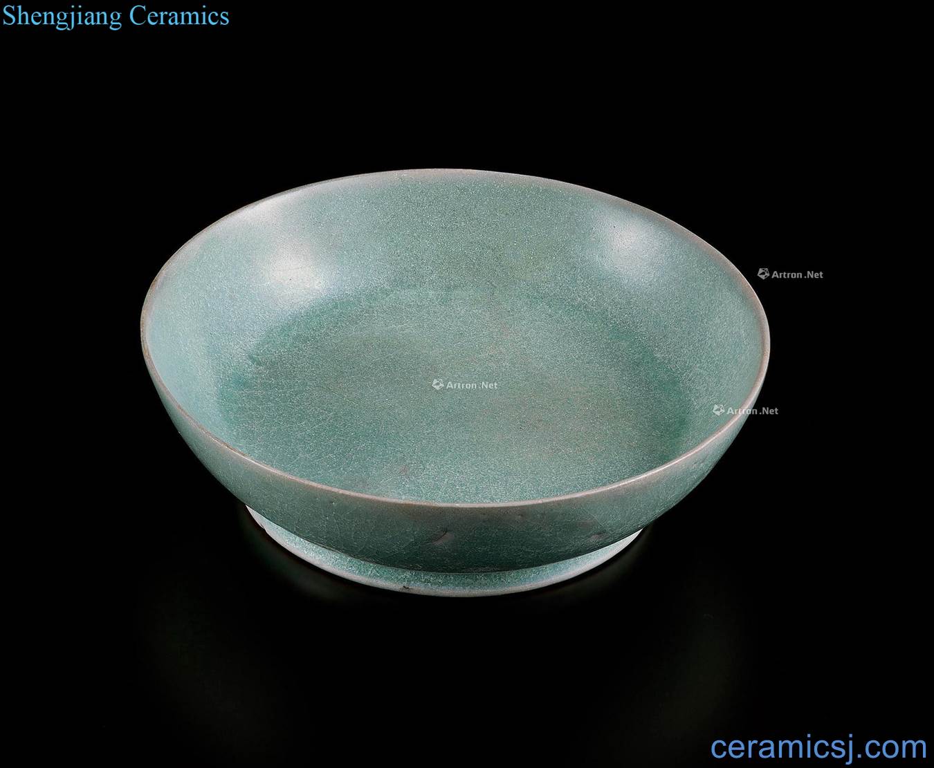 Northern song dynasty Ru kiln green glaze plate