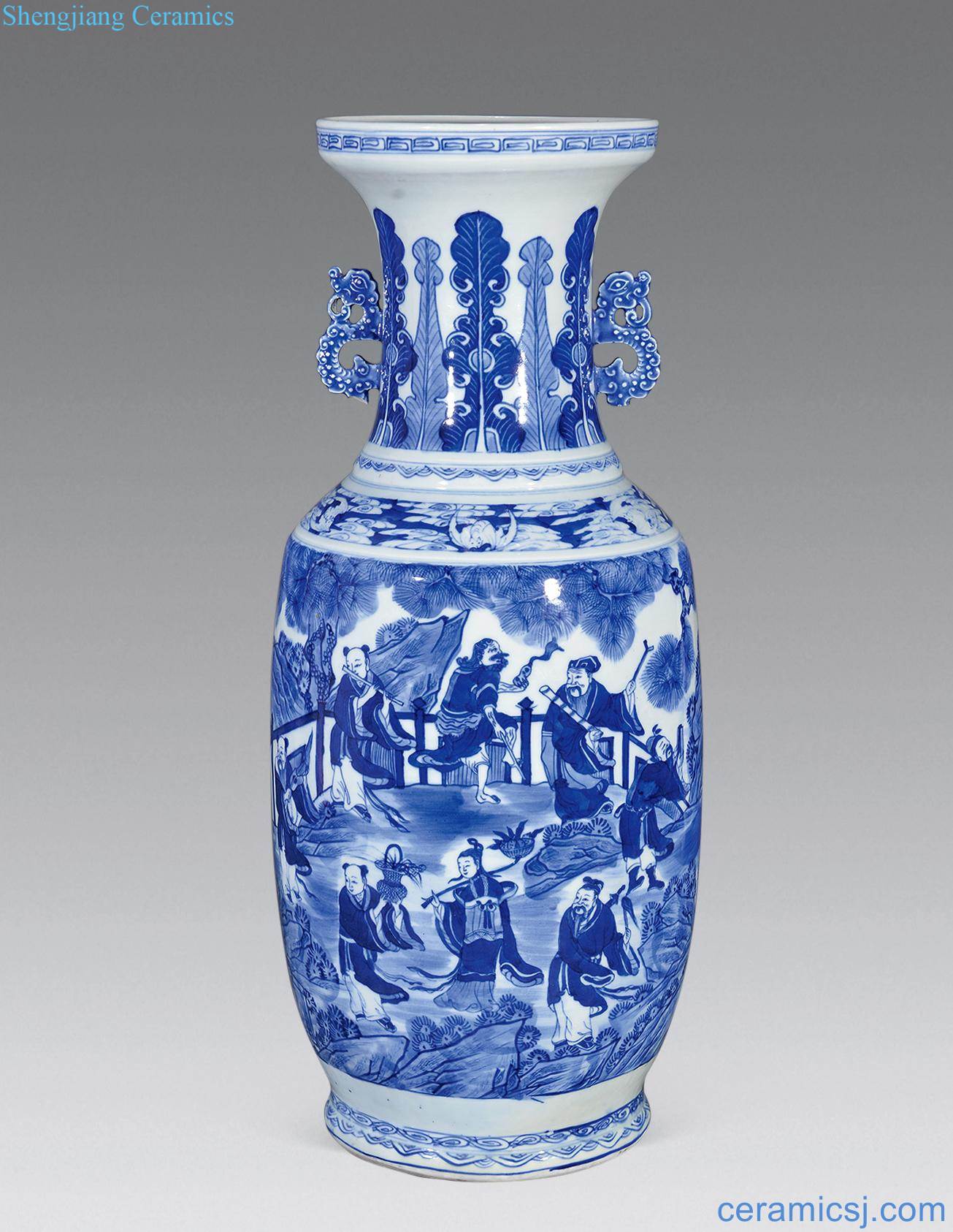qing With the blue on the eight immortals