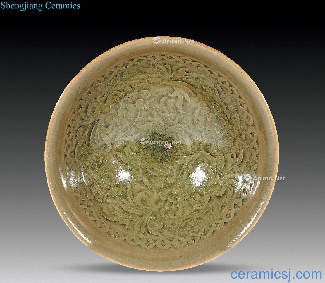 gold Yao state kiln scratching bowl