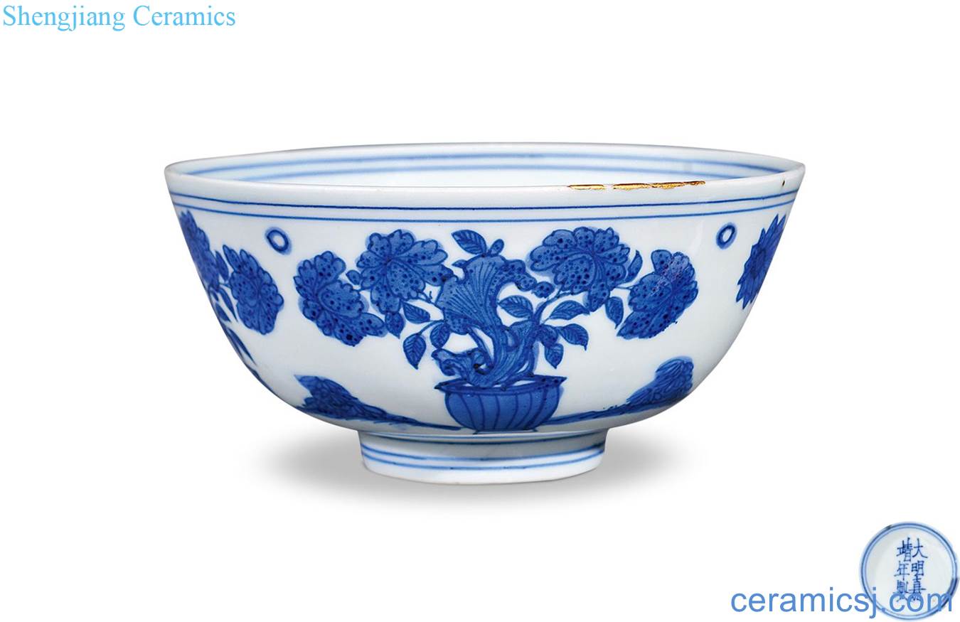 Ming jiajing Blue and white antique bowl