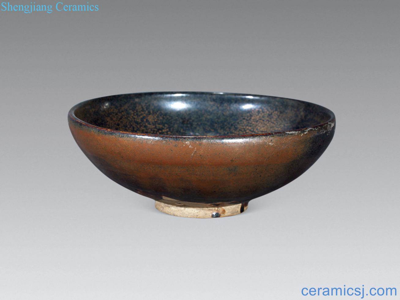 Ming The black glaze oil bowl