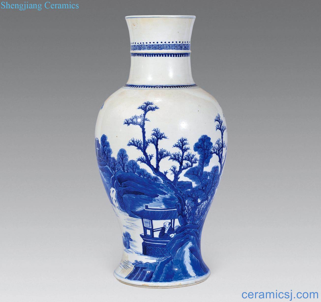 qing Blue mountain water bottle