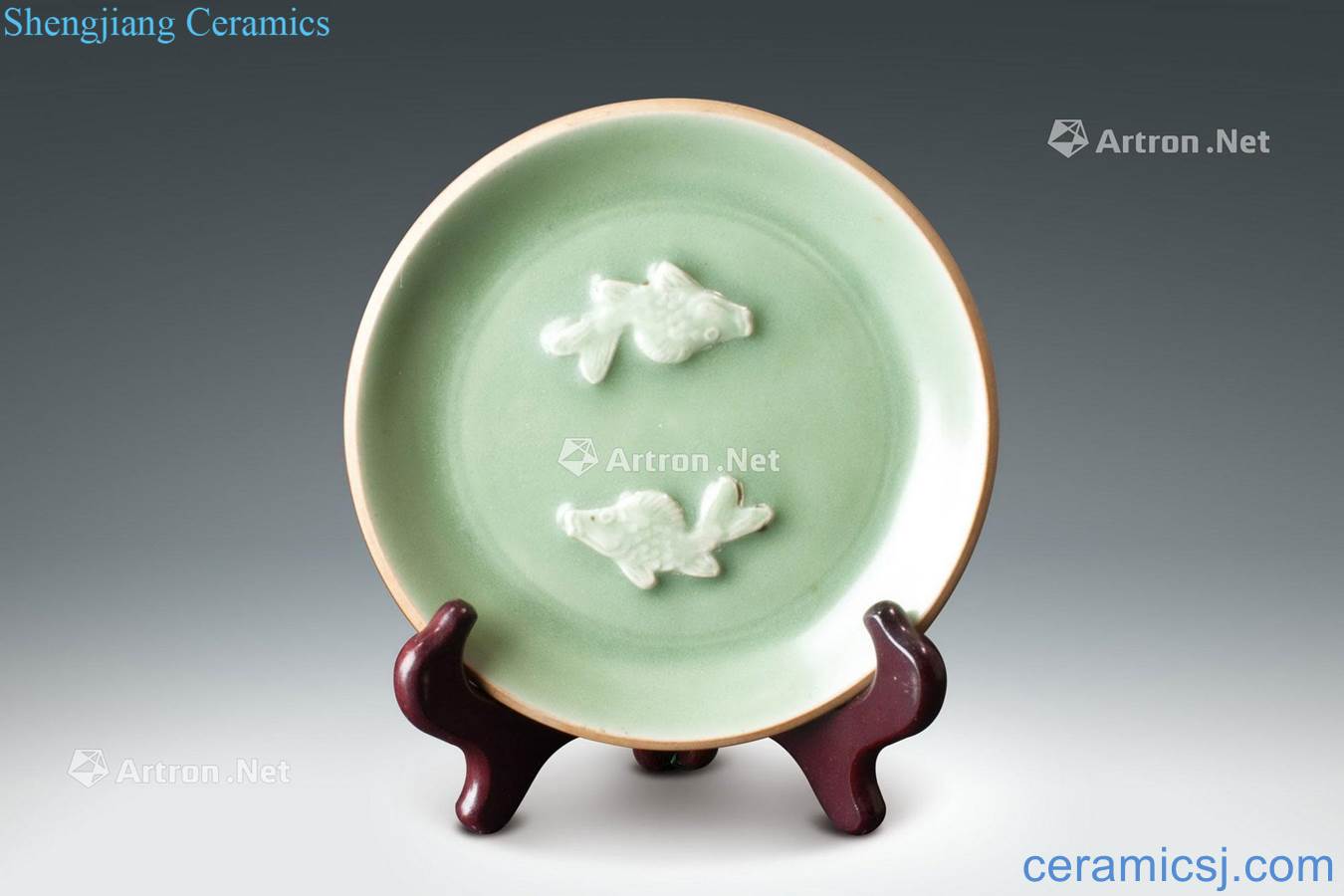 The song dynasty Longquan glaze Pisces