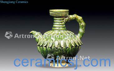Liao dynasty green glazed pot