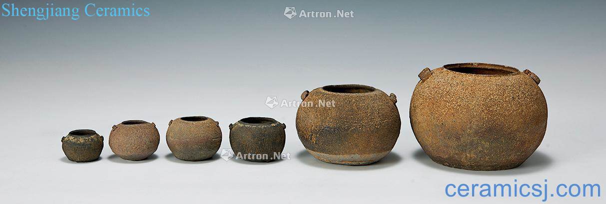 The warring states period pottery dermatoglyph POTS (six)