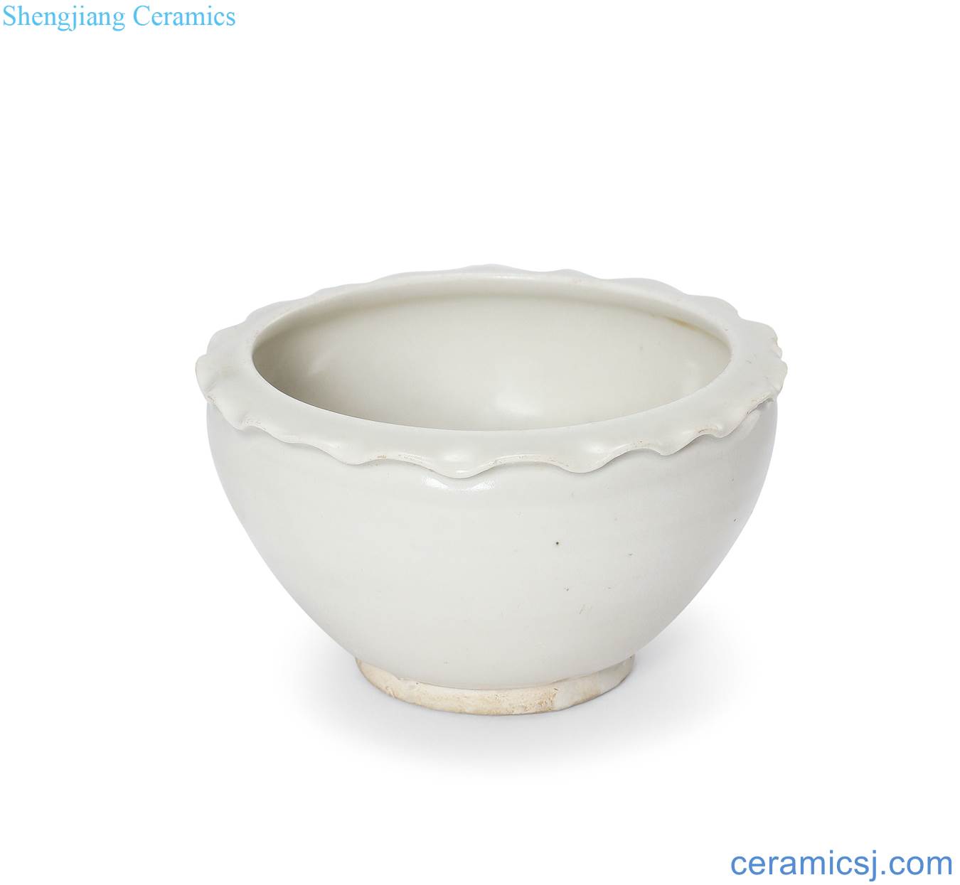 The tang dynasty Xing kiln craft flower pot