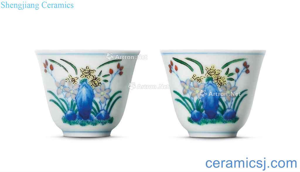 dajing Bucket color daffodil stone glass (a)