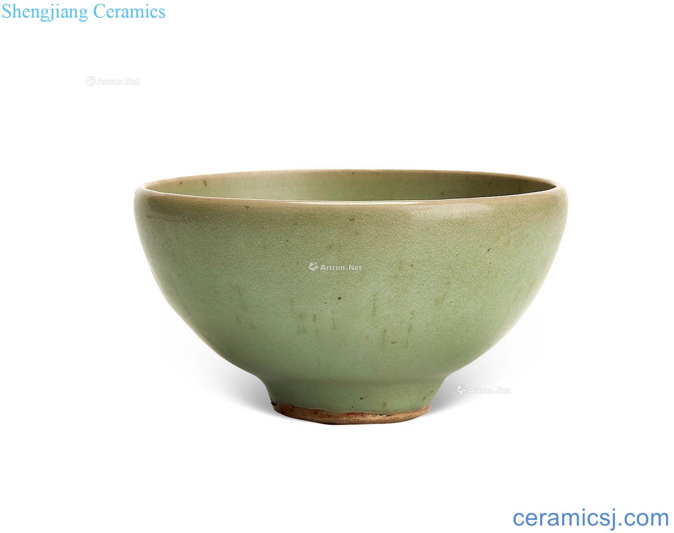 yuan Green glaze masterpieces beam bowl