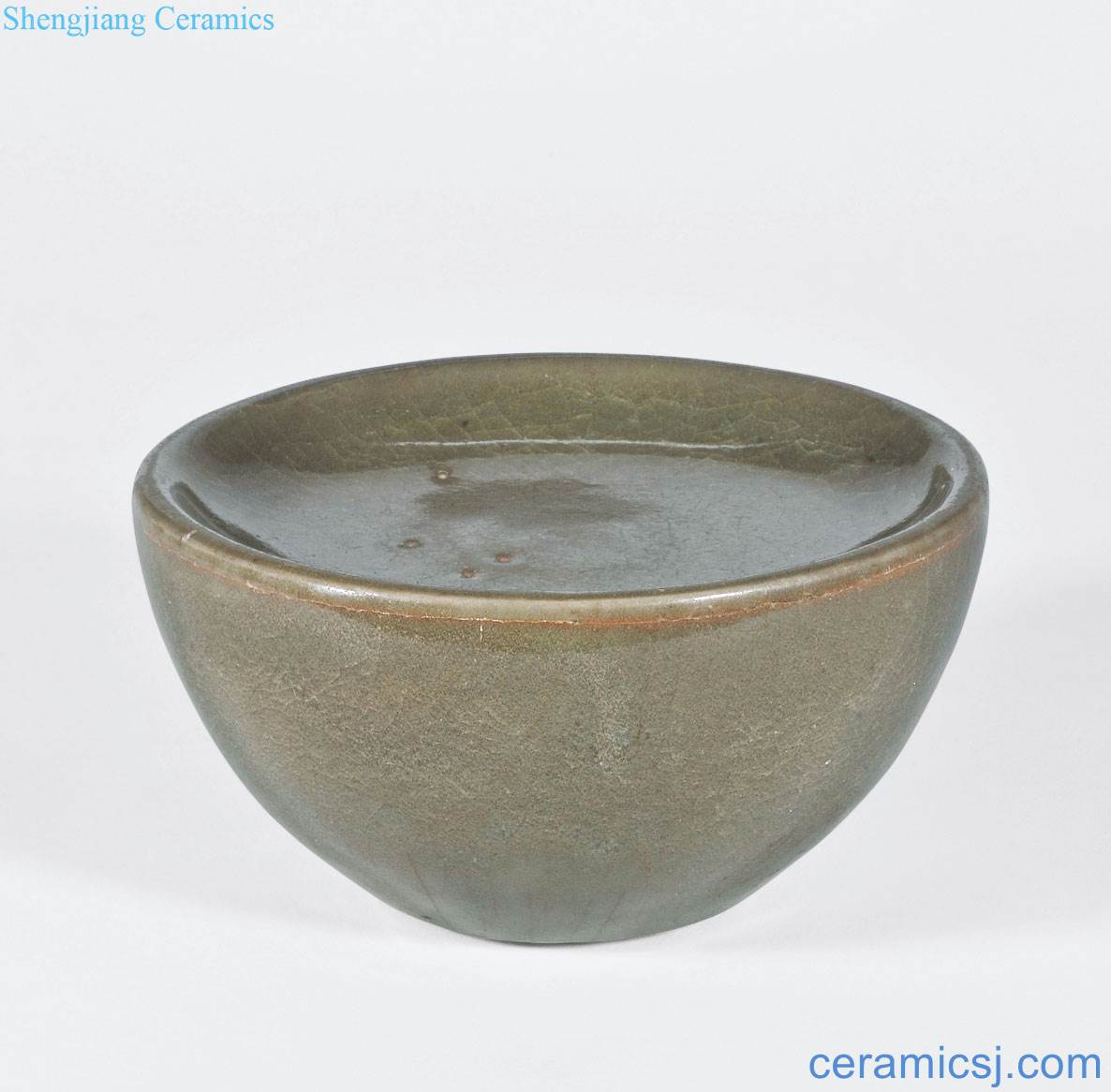 Ming dynasty Longquan celadon glaze zhuge bowl