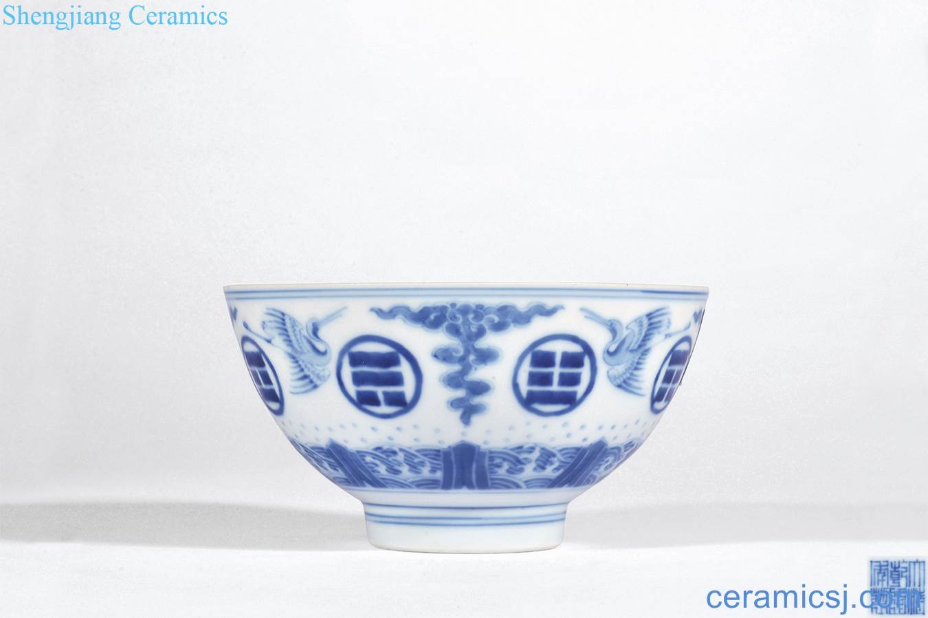 Early qing qianlong Blue and white gossip James t. c. na was published green-splashed bowls