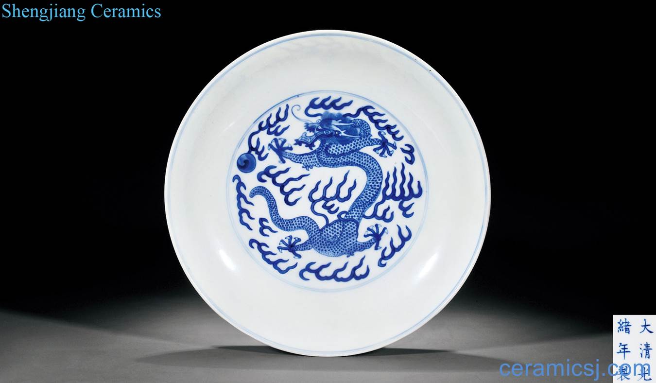 Qing guangxu Blue and white YunLongWen the broader market