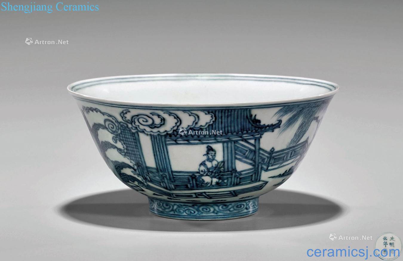 The Ming dynasty doucai porcelain bowls