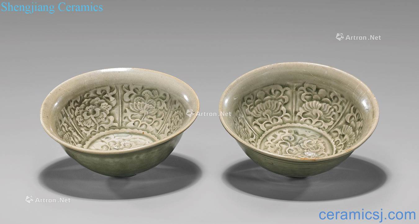 Beautiful northern song dynasty antique green glazed bowl (a)