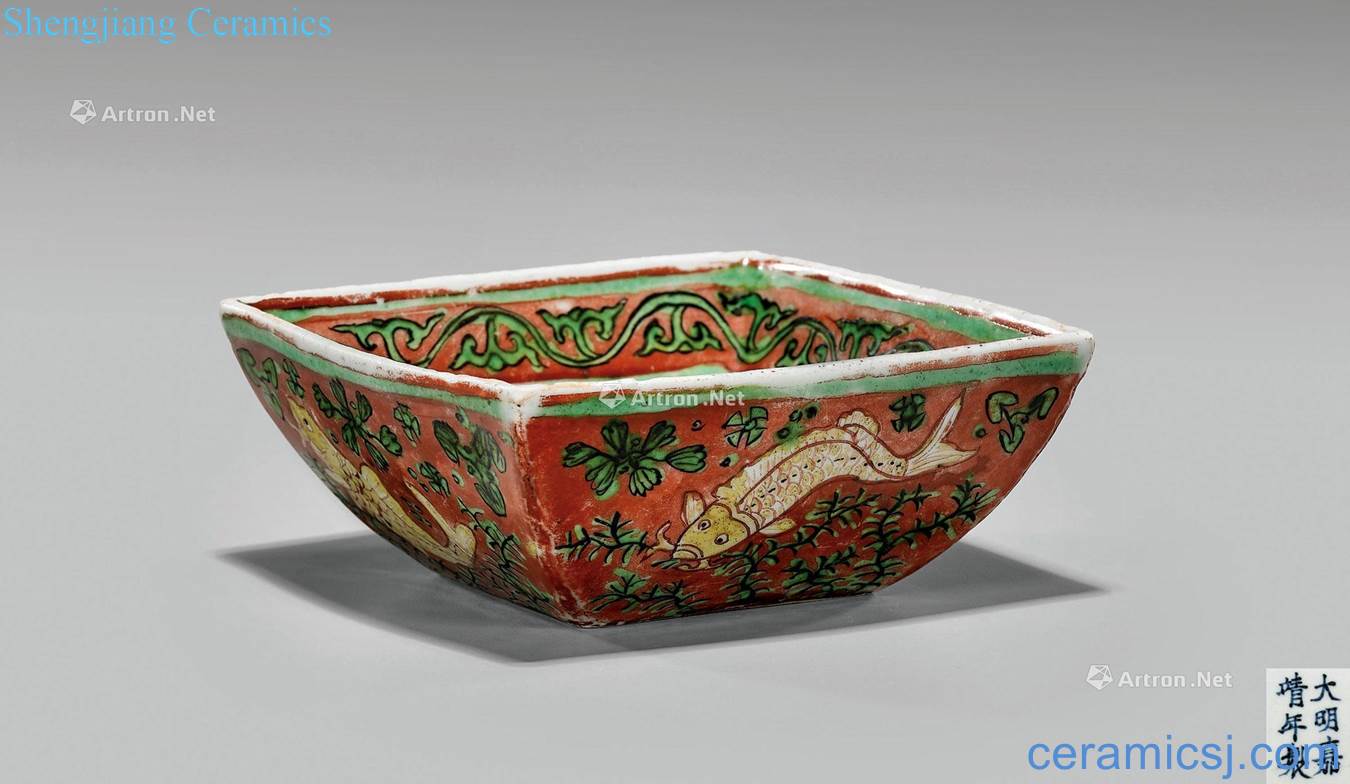In jiajing of the Ming dynasty colorful bowls