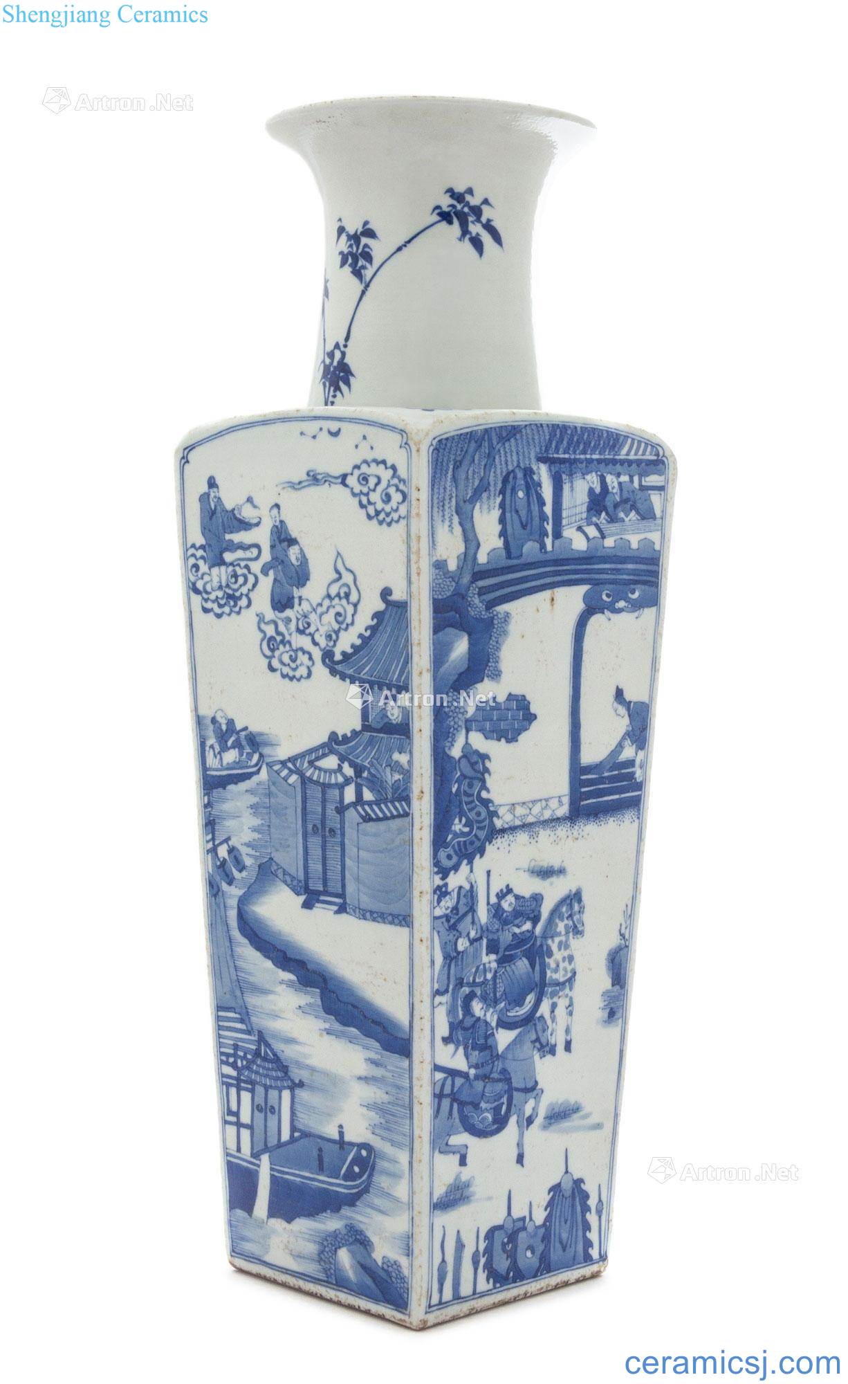 Stories of blue and white vase