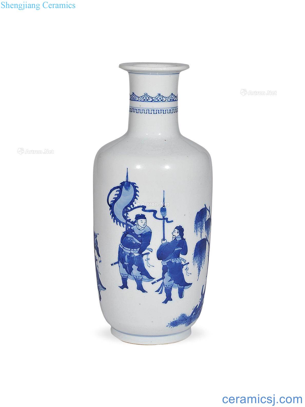 The qing emperor kangxi character lines were bottles