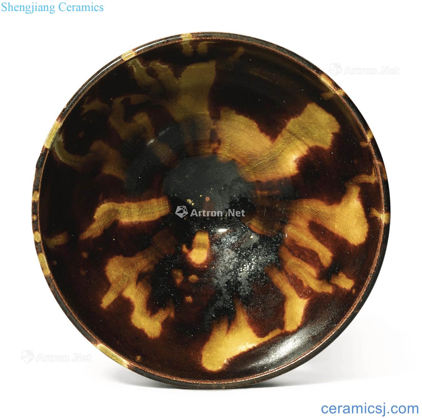 Northern song dynasty/gold tortoise shell small 盌 glaze