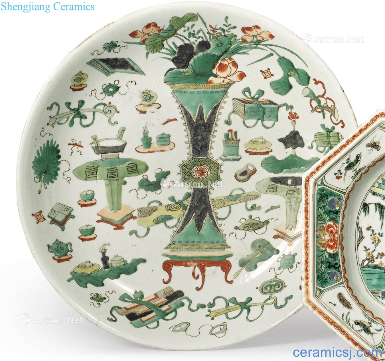 The qing emperor kangxi multicoloured antique market