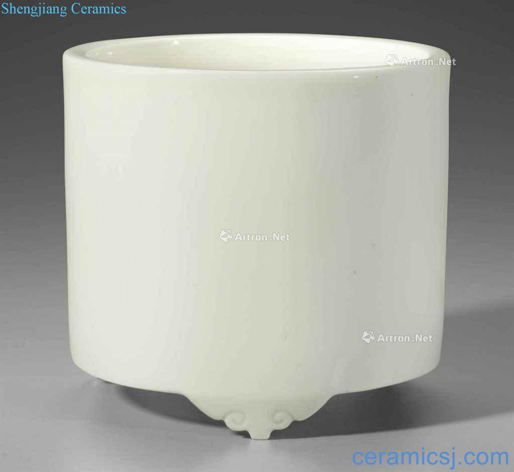 Ming/qing dynasty dehua white glaze jewelry box type furnace