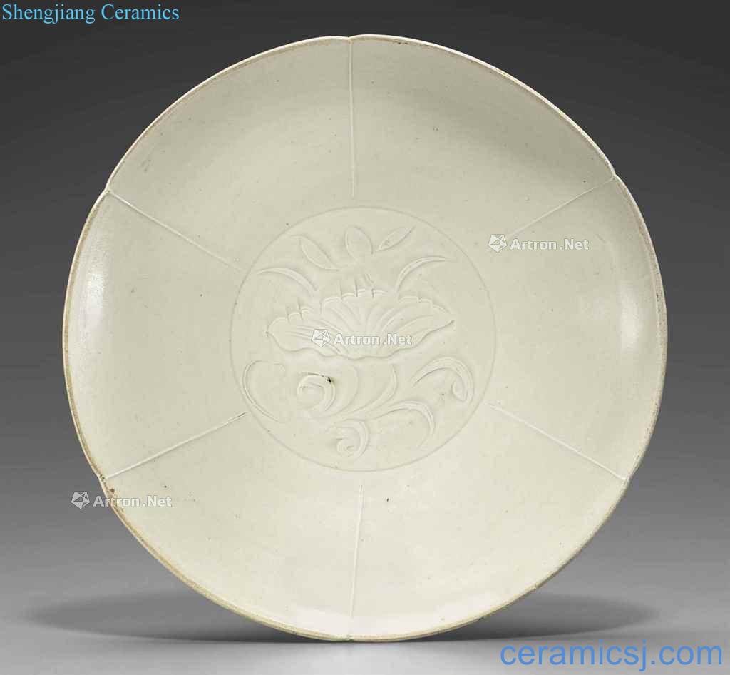 Northern song dynasty kiln carved Hualien tray