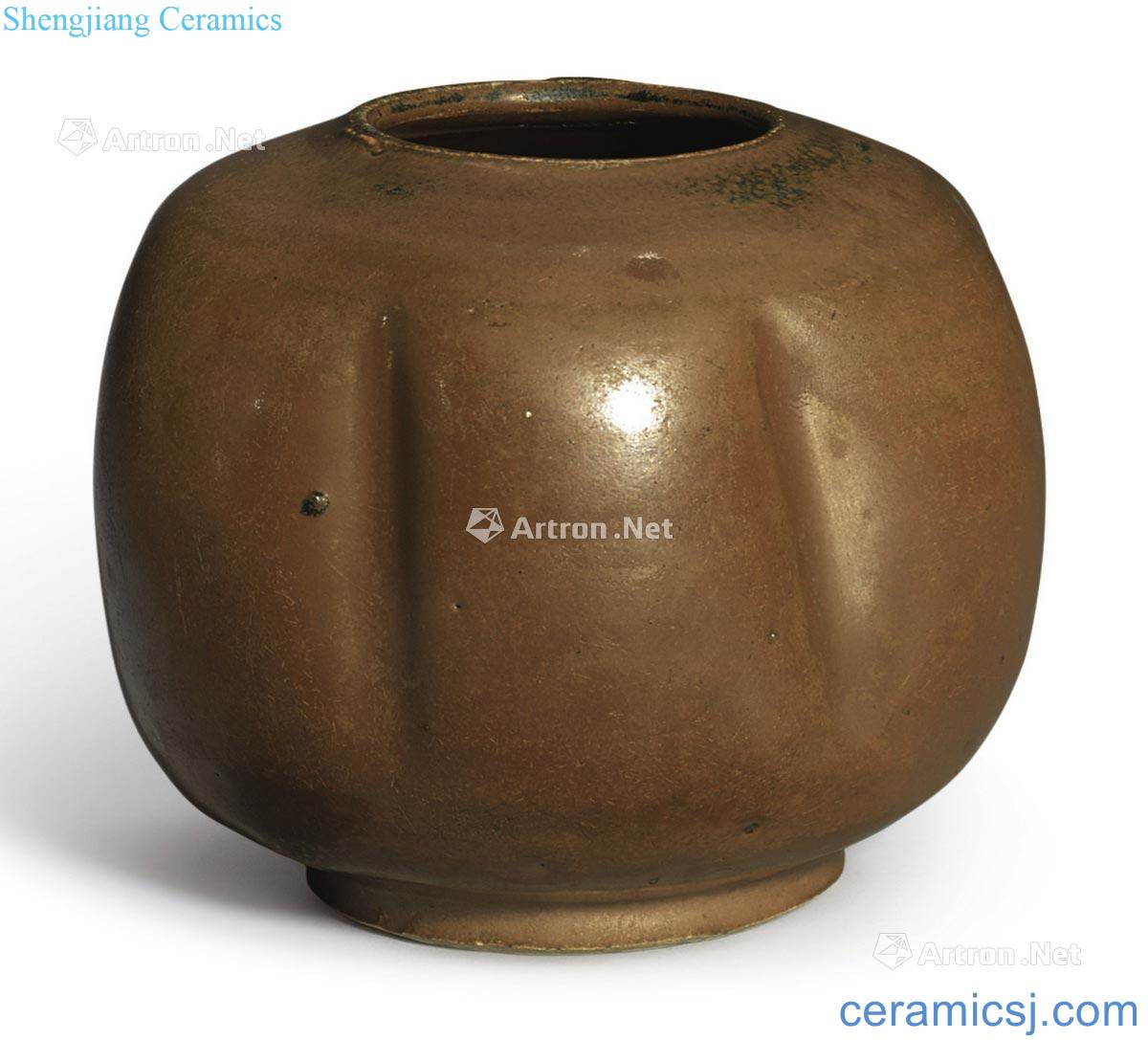 Northern song dynasty to gold Yao state kiln sauce glaze melon leng canister