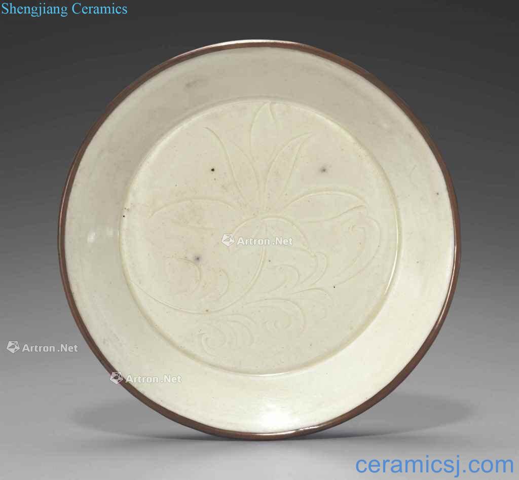 Northern song dynasty kiln carved Hualien grain disc