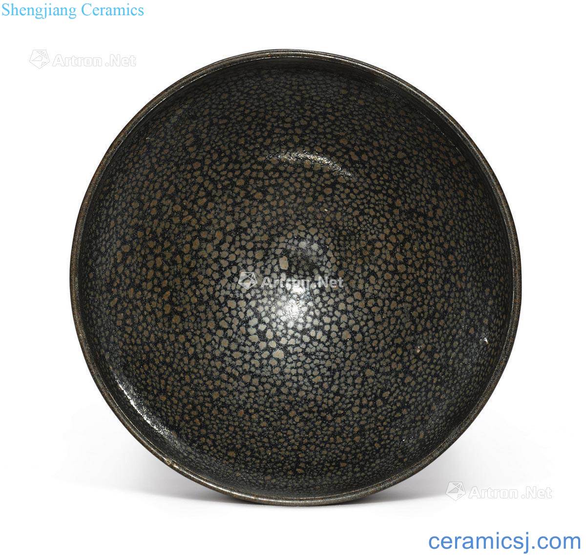 Northern song dynasty ~ gold magnetic state kiln is black glaze oil grain 盌