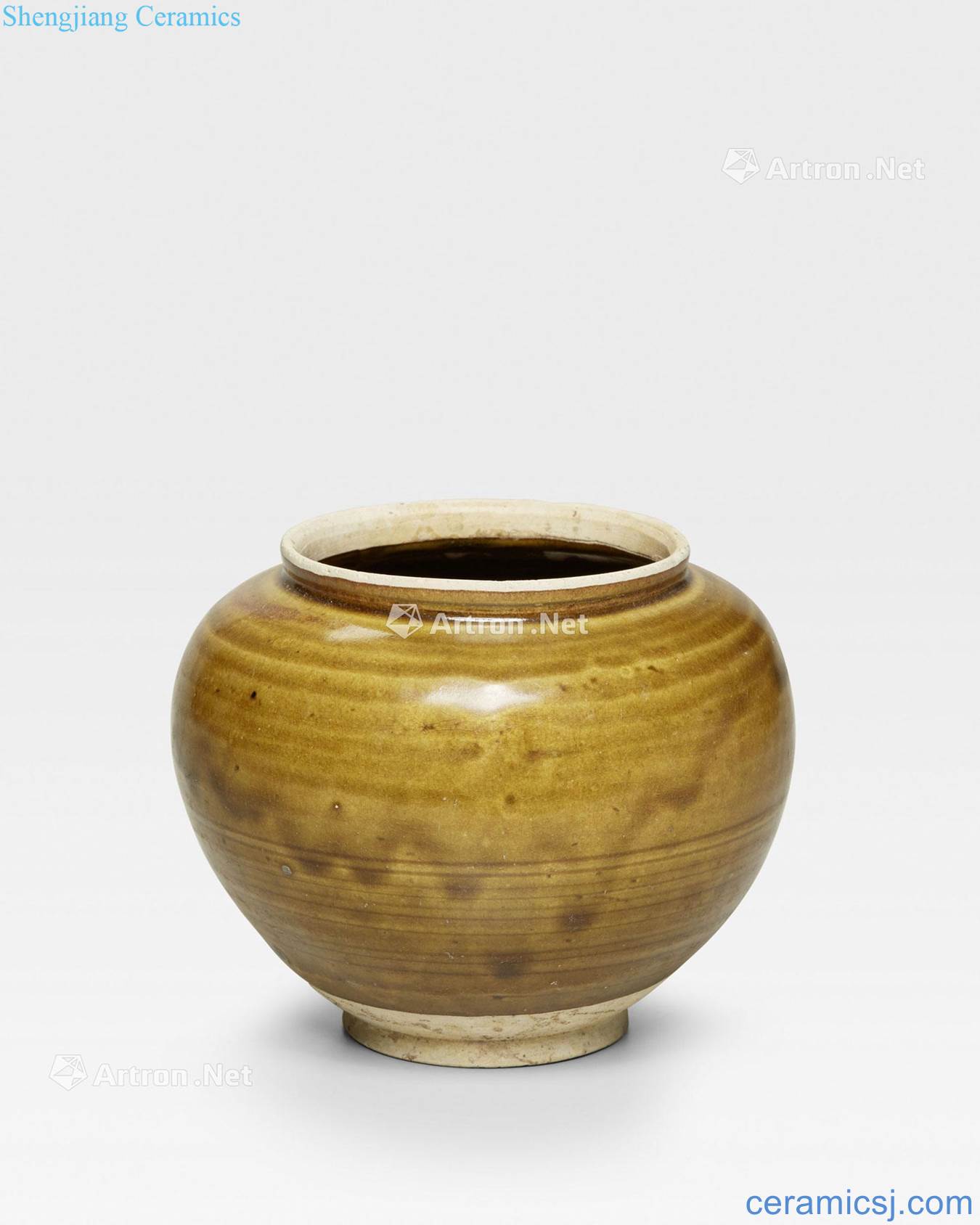 Tang brown glazed pot