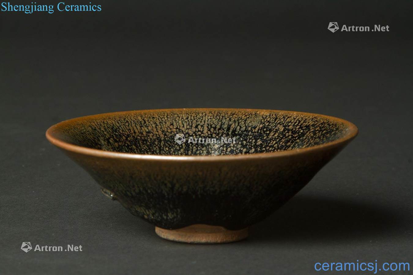 The southern song dynasty to build kilns droplets temmoku bowl