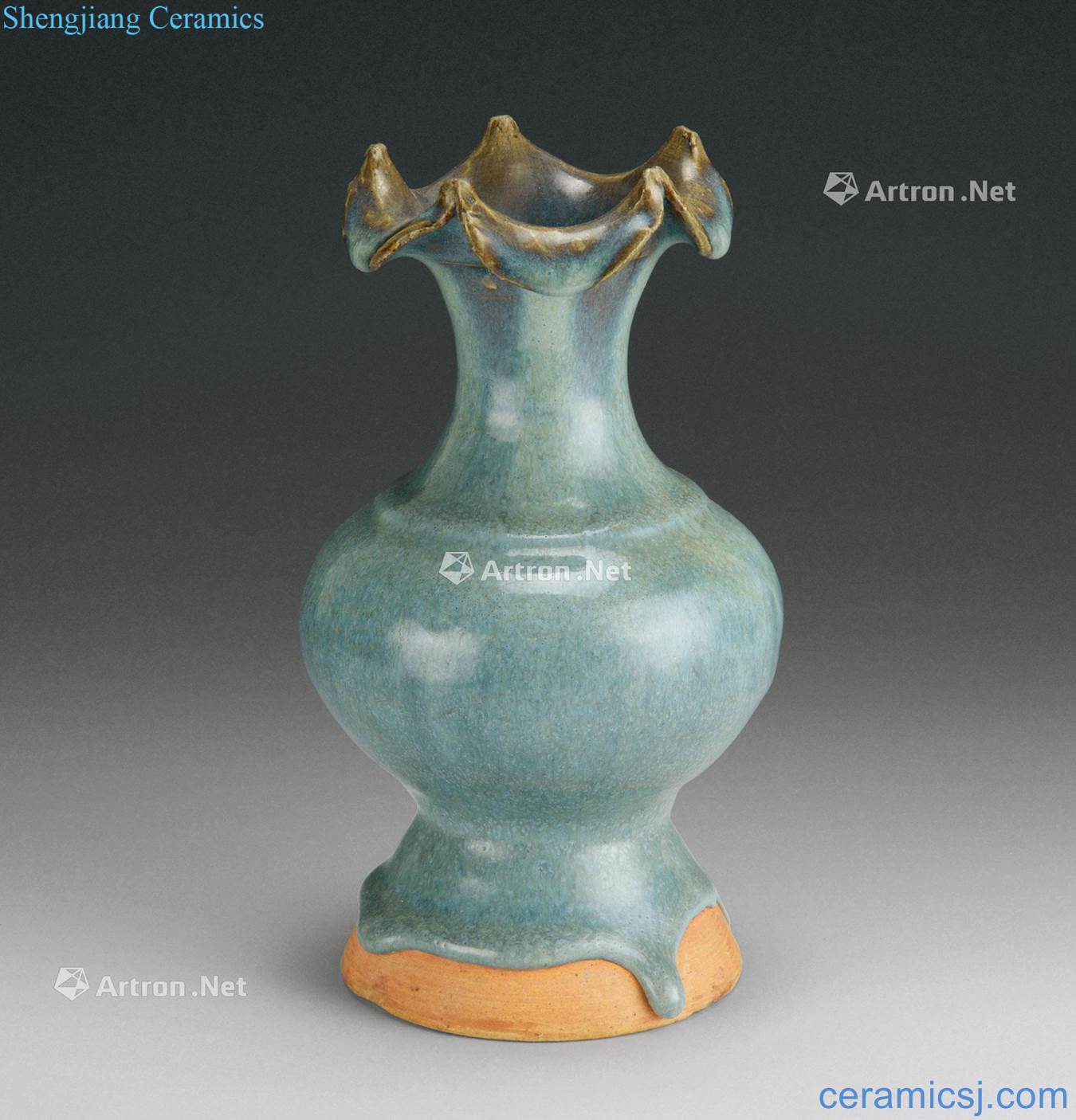 The yuan dynasty (1279-1368) flower bottle mouth masterpieces