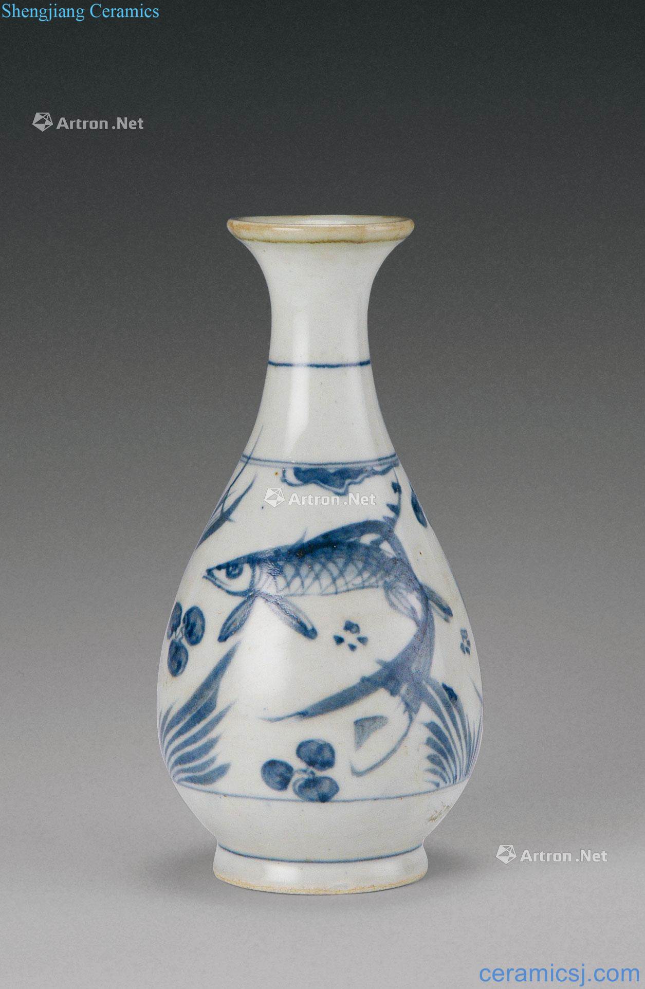 In the Ming dynasty (1368-1644), mackerel algal grain okho spring bottle