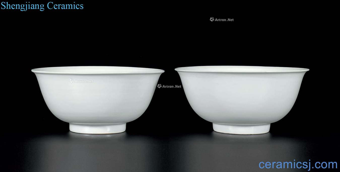 Ming yongle Sweet white glaze shadow bowl (a)