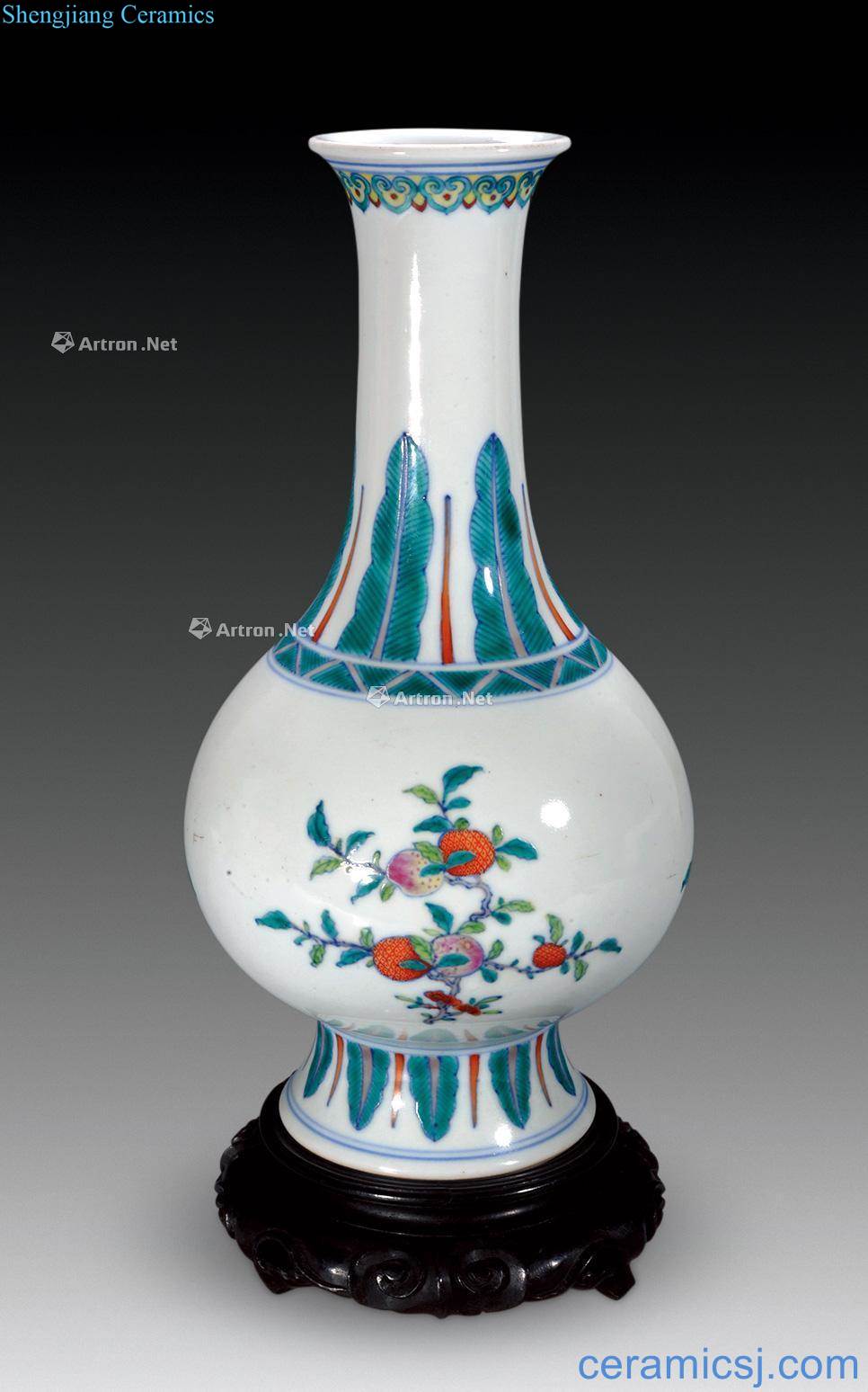 The qing emperor kangxi bucket color sanduo in bottles