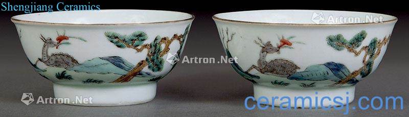 Clear pastel ferro longevity bowl (two)